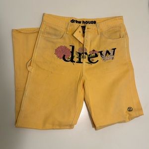 DREW yellow corduroy pants